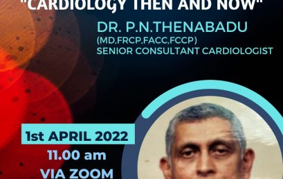 Inaugural Lecture “CARDIOLOGY THEN AND NOW”