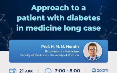 Approaching to a patient with diabetes in medicine long case