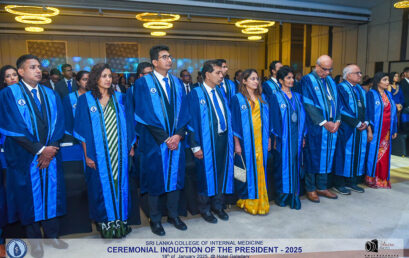 Ceremonial Induction of the President of Sri Lanka College of Internal Medicine 2025