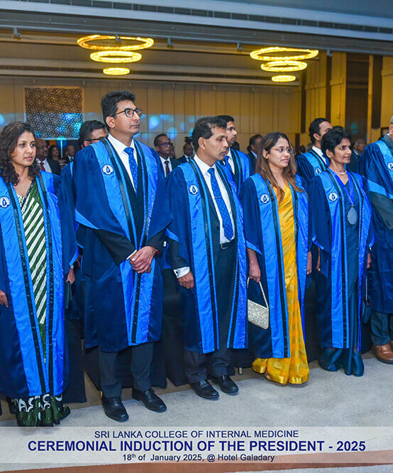 Ceremonial Induction of the President of Sri Lanka College of Internal Medicine 2025