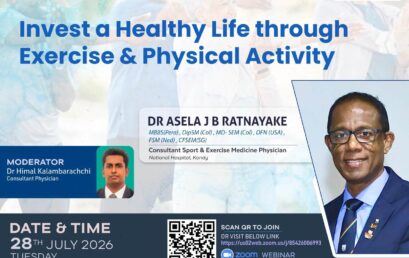 Invest a Healthy Life Through Exercise & Physical Activity