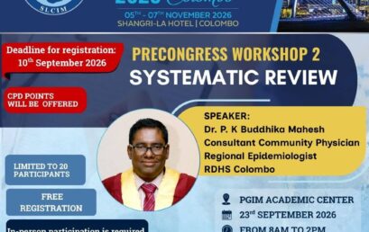 SIMCON 2026 Pre-Congress Workshop on Systematic Review