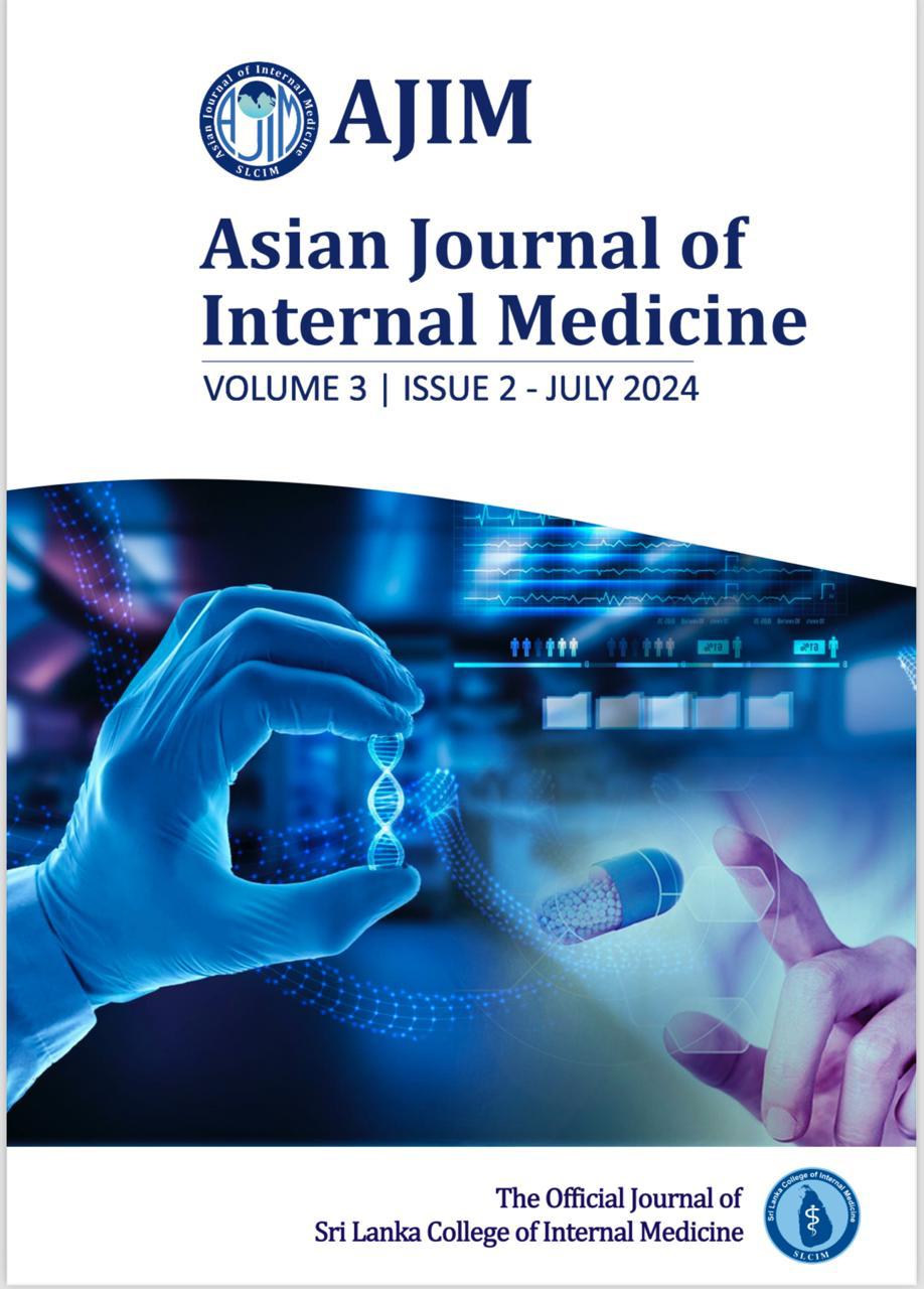 Asian Journal of Internal Medicine – latest edition, Volume 3; Issue 2 – July 2024