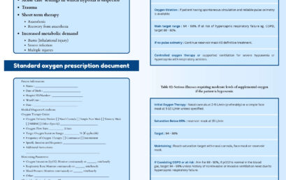 Oxygen Therapy Protocol
