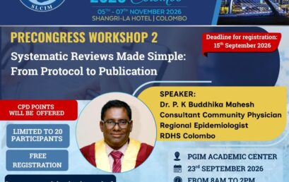 SIMCON 2026 Pre-Congress Workshop on Systematic Review