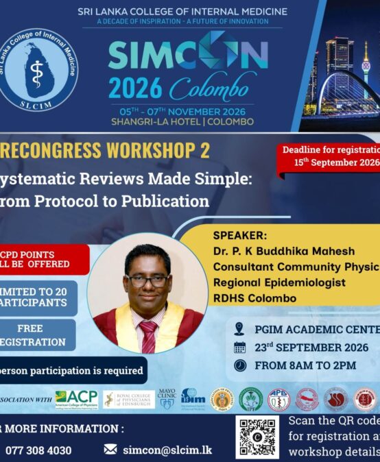 SIMCON 2026 Pre-Congress Workshop on Systematic Review