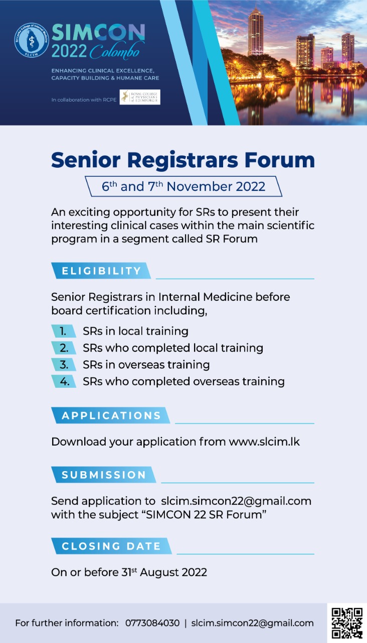 Senior Registrars Forum – Paving path for Future Internists